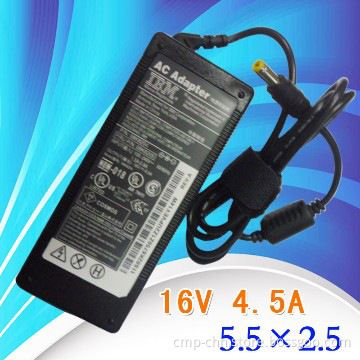 Competible Laptop Adapter 16V 4.5A For Lenovo IBM With 5.5*2.5mm